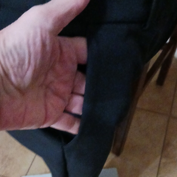 NWT- H&M Women's Navy Blue Straight Leg Dress Pants - Picture 4 of 8